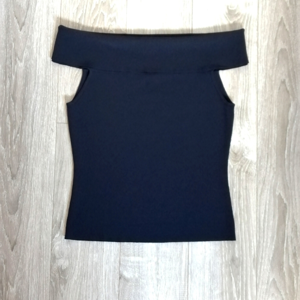 Off the shoulders black top
